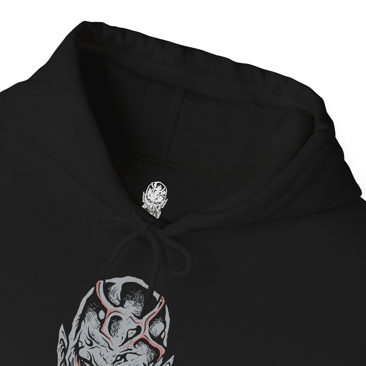Folded Hooded Sweatshirt of Kyle Crane standing his ground against multiple Volatiles in a dark alley, weapons ready as the creatures close in from every direction. Their glowing jaws and muscular frames radiate pure danger while faint UV light pushes them back. The composition emphasizes survival horror, tension, and the constant fear of being hunted after dark.