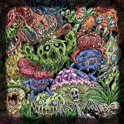 Concept Art of Cursed Grass Type. From gentle forest guardians to colossal ancient beasts, Grass-type Mons embody life, renewal, and the untamed beauty of nature. Iconic creatures such as Venusaur, Treecko, and Paras showcase the incredible diversity of the type, blending botanical power with unique abilities that have made Grass-types a fan favorite across every generation.