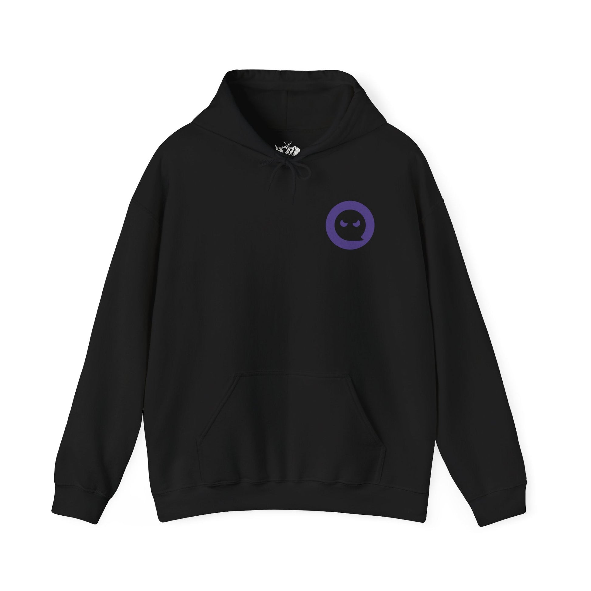 Image 4 of a Hooded Sweatshirt of a dimensional rift filled with Ghost Pokémon and drifting souls. Haunted lanterns, mysterious runes, and spectral flames illuminate the darkness as phantom figures materialize from beyond. The composition emphasizes mystery, otherworldly power, and the chilling yet captivating presence that defines Ghost-type Pokémon throughout the Pokémon universe.