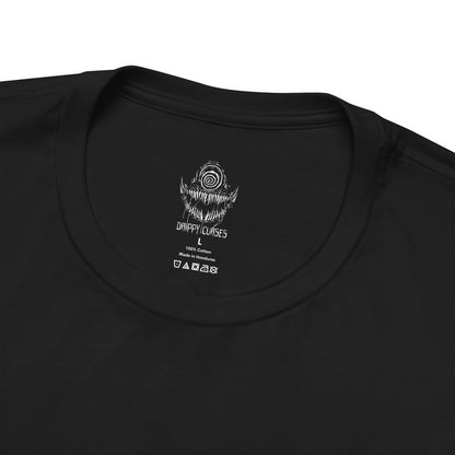 Folded T-Shirt artwork depicting Knull summoning an army of symbiote dragons beneath a collapsing sky, black tendrils engulfing planets and stars around him. The All-Black Necrosword crackles with dark energy while living shadows twist across his armor. This design reflects his role as creator of the symbiotes and the overwhelming force of an ancient god seeking to consume all light.