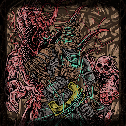 Concept Art of Necromorph Infestation on the Ishimura. When death strikes in the cold of space, it is not always final. The Marker bends flesh and bone, and the crew rise in new, terrible forms. Their hunger is endless, their rage quiet but relentless, and the corridors seem to pulse with a life that belongs to no one but the dead.